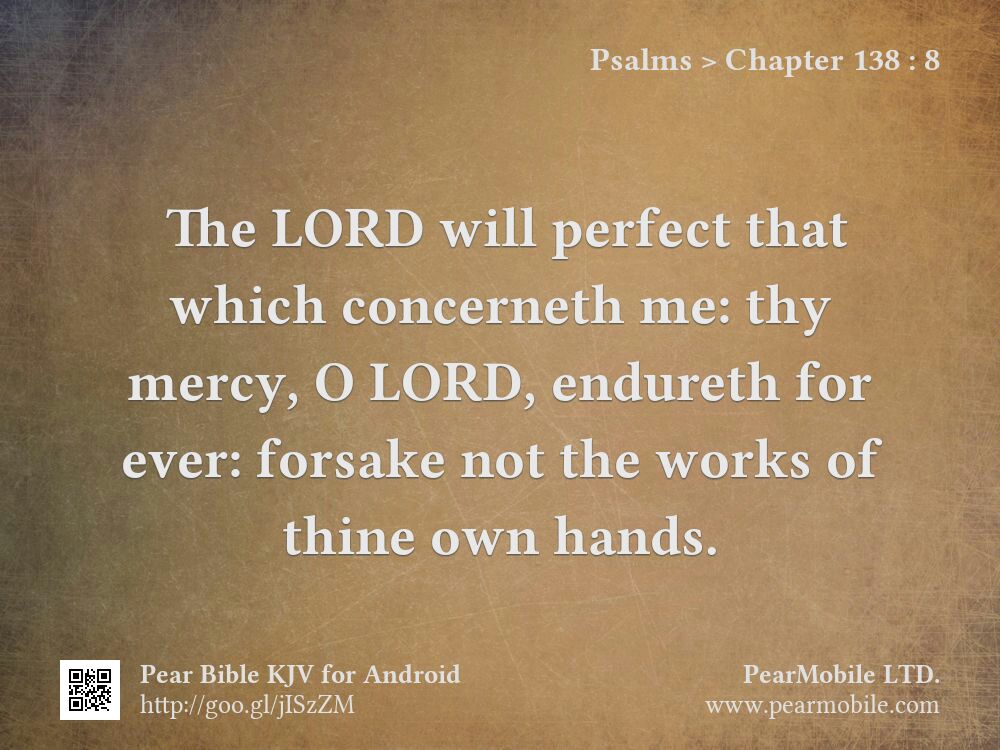 Psalms, Chapter 138:8
